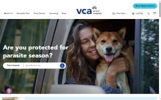 VCA Farmington Hills Animal Hospital website