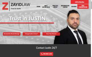 Zayid Law P.C. website
