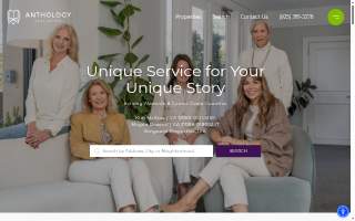 Anthology Real Estate website