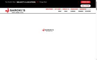 Saroki's Crispy Chicken & Pizza of Novi website