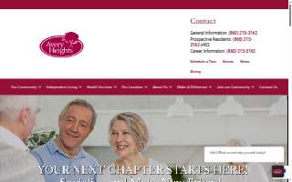 Heights Dental Care website