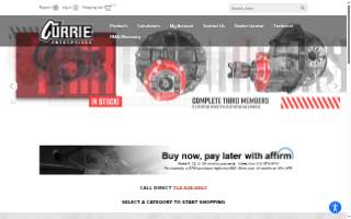 Currie Law website