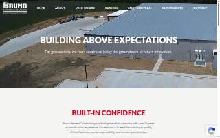 Bruns Landscaping website