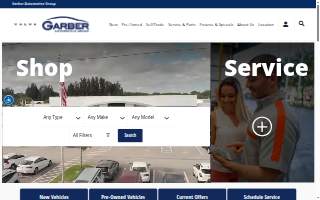 Garber Chrysler Dodge Jeep Ram of Saginaw website