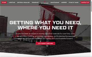 Stone Transport website