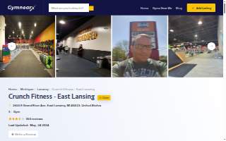 Crunch Fitness - East Lansing website