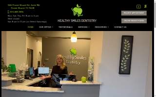 Healthy Smiles Dental Care of Lansing website
