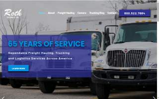 Roth Trucking Inc of Kentwood website