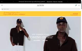 Jcrew Cafe website