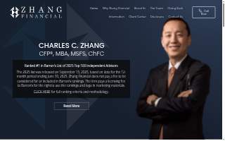 Zhang Financial website