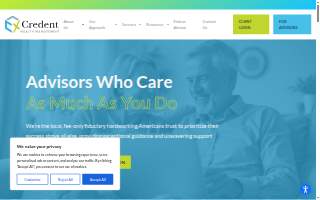 Credent Wealth Management - Portage website