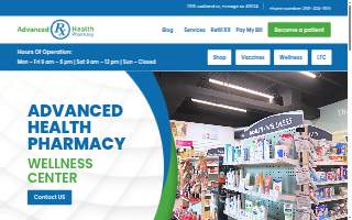 Advanced Health Pharmacy website