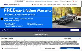 Freeway Ford website
