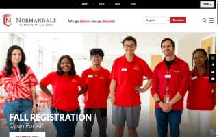Normandale Chiropractic Health Center website