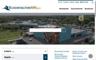 Bloomington electrical services website