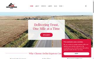 Delta Express Corp website