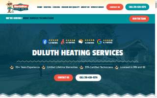 NorthStar Heating and Cooling website