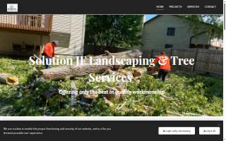 Solutions JF Landscaping & Tree Services of Brooklyn Park website