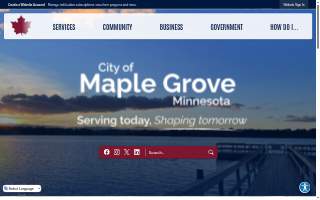 Maple Grove Tire & Services website