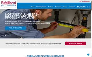 Robillard Plumbing website