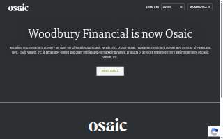 Woodbury Financial website