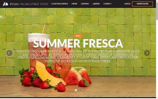 Piada Italian Street Food of Woodbury website