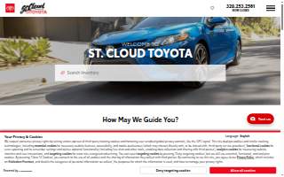 St. Cloud Toyota website