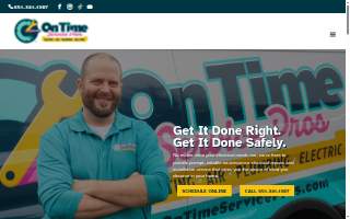 On Time Service Pros Electrical of Apple Valley website