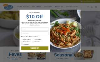 Let's Dish! website
