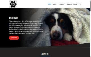 Advanced Veterinary Care website
