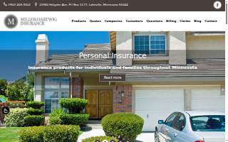 Miller Hartwig Insurance website