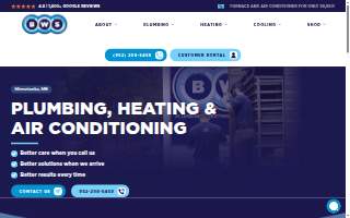 BWS Plumbing, Heating & Air Conditioning website