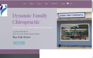 Dynamic Family Chiropractic website