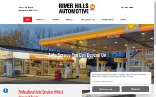 River Hills Automotive website