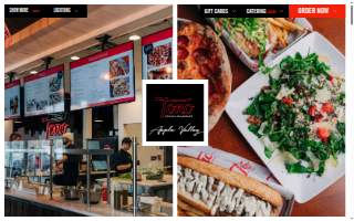 Tono Pizzeria + Cheesesteaks of Apple Valley website