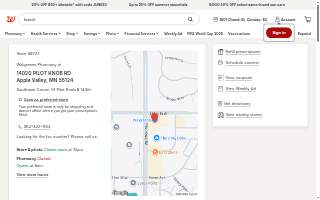 Walgreens Pharmacy of Apple Valley website