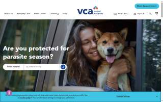 VCA Cedar View Animal Hospital website