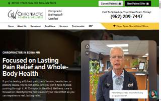 Chiropractic Health & Wellness Edina website