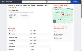 Good Counsel Wealth Management LLC website