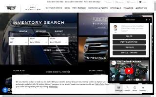 Key Cadillac website