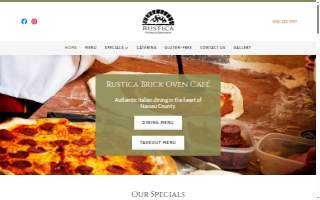 Rustica | Eatery and Tavern website