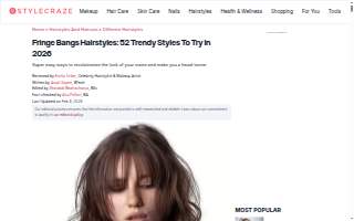 fringes & Fades by Sarah website