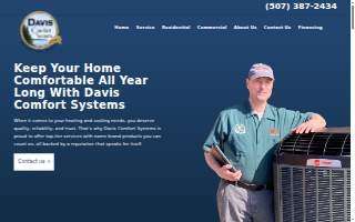 Davis Comfort Systems, Inc. website