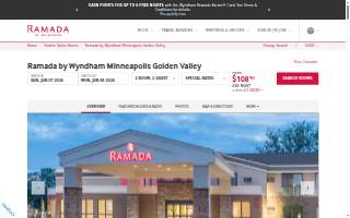 Ramada by Wyndham Minneapolis Golden Valley website