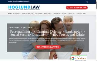 Hoglund Law of Andover website