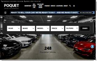 Poquet Auto website