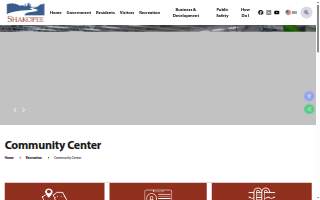 Shakopee Community Center website