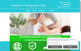Advanced Chiropractic website
