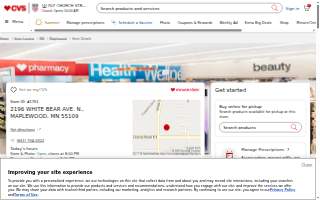 CVS Pharmacy of Maplewood website