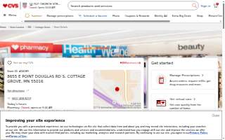 CVS Pharmacy of Cottage Grove website